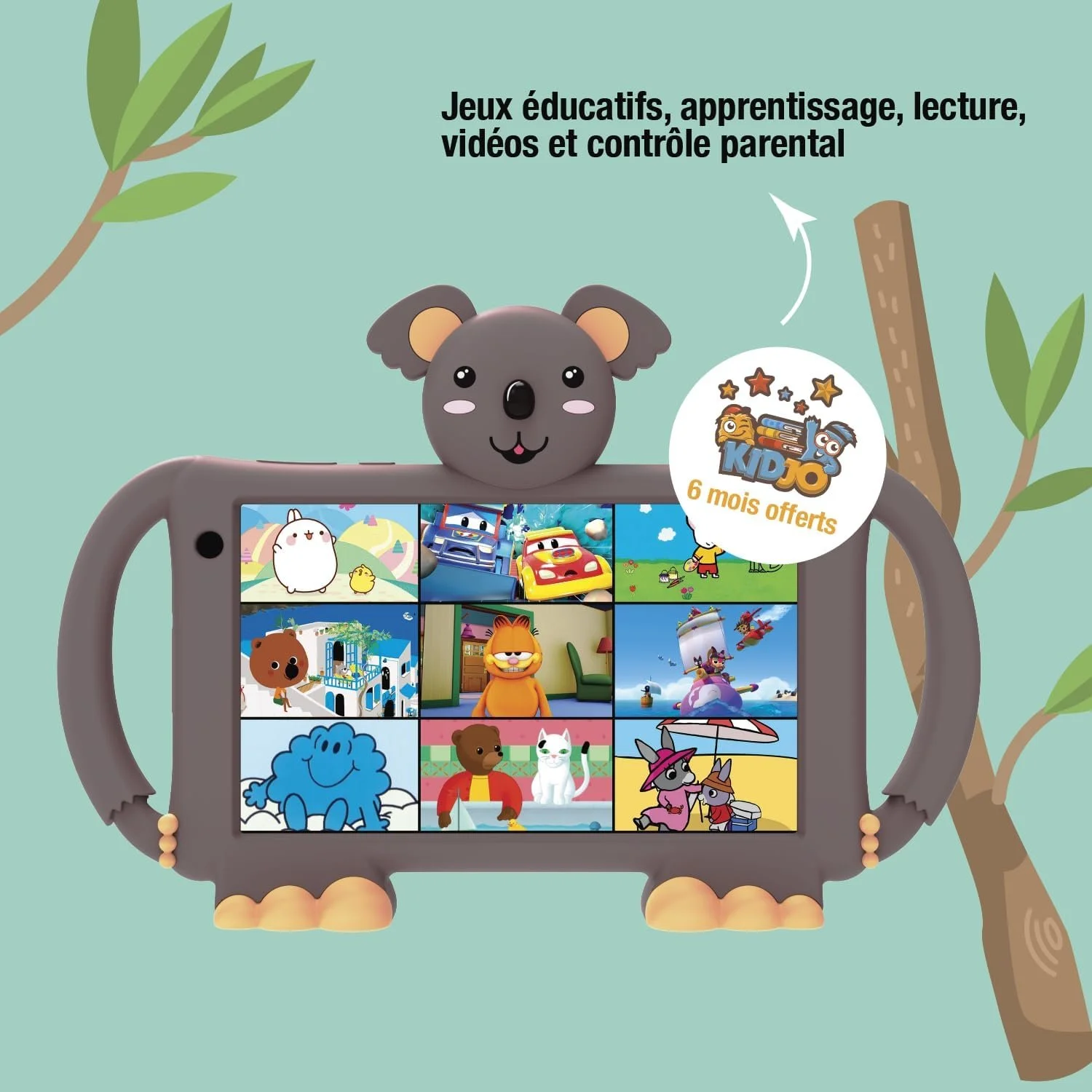 Планшет 7" Logicom 7 2/16 ГБ Android 13 3000mAh Чорний, фото №4