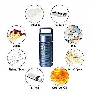 Футляр Military Grade для таблеток, герметичний, для зберігання аксесуарів, синій synthetic.ua - Фото 1