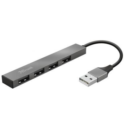 Концентратор Trust Halyx Aluminium 4-Port Mini USB Hub 23786_TRUST, фото №1