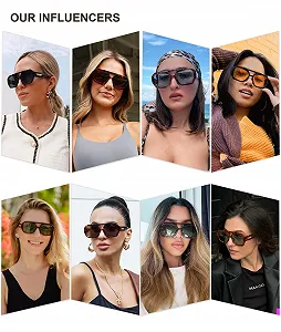 Поляризовані сонцезахисні окуляри SOJOS для жінок і чоловіків, ретро, шестикутні, квадратні, пластикові, дизайнерські, SJ2288 synthetic.ua - Фото 1