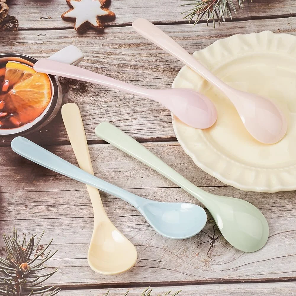 Набір довгих ложок 5 шт, різнокольорові, пластикові, фото №7 Набір довгих ложок 5 шт, різнокольорові, пластикові, фото №7