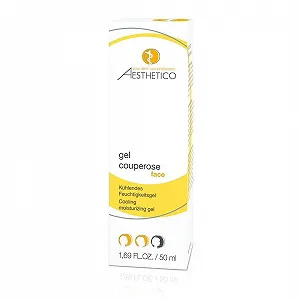 Заспокійливий гель для обличчя AESTHETICO Gel Couperose для зменшення почервонінь при куперозі та розацеа 5 х 50 мл synthetic.ua - Фото 1
