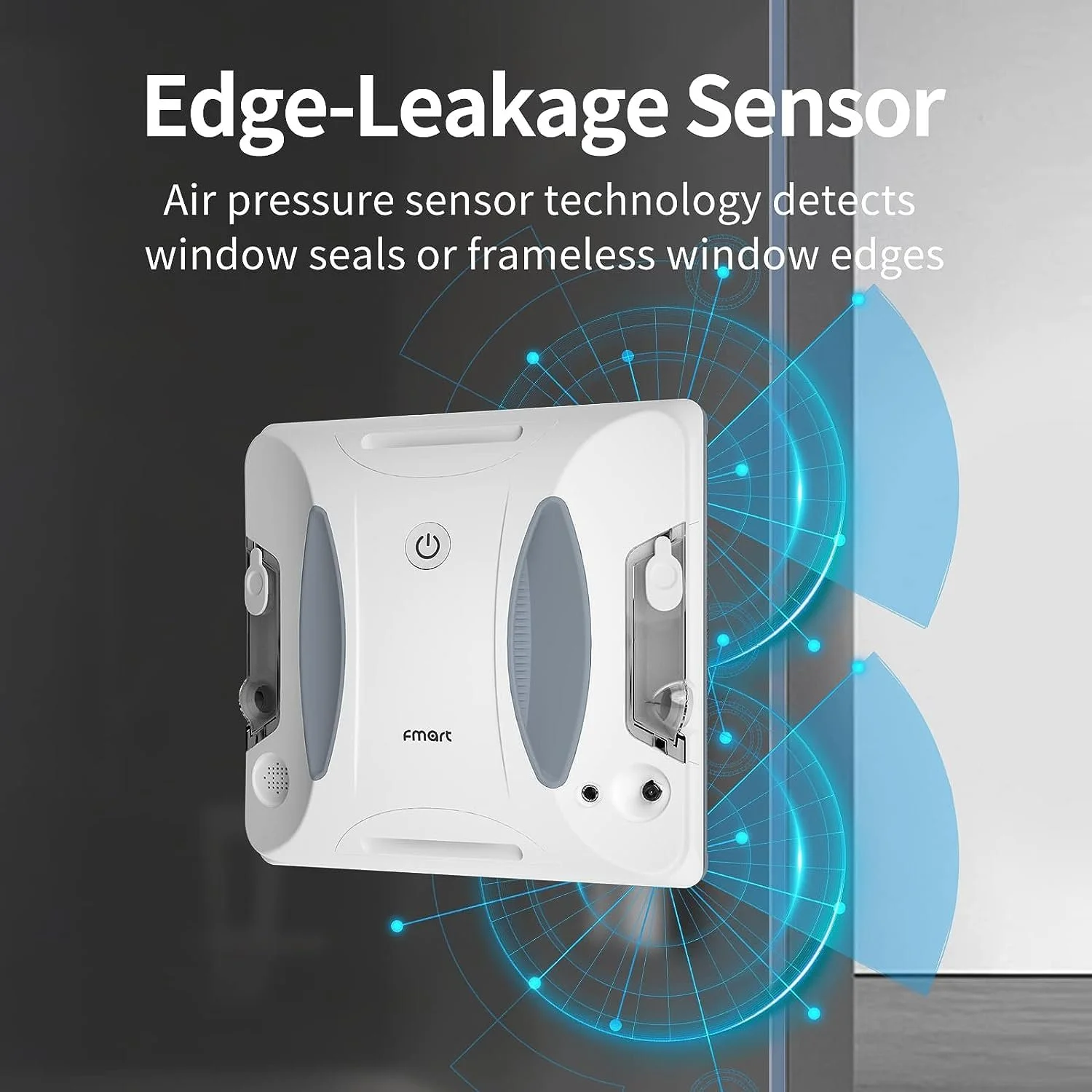 Робот для миття вікон Fmart W6 з ультразвуковим розпиленням та дистанційним керуванням для внутрішніх та зовнішніх висотних вікон і стель, фото №5 Робот для миття вікон Fmart W6 з ультразвуковим розпиленням та дистанційним керуванням для внутрішніх та зовнішніх висотних вікон і стель, фото №5