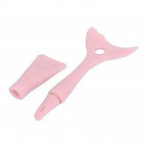 Інструмент для підводки очей Силіконовий Багаторазовий Багатофункціональний Портативний для косметики Рожевий - Фото 1