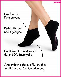 Женские носки Trainer Hudson Air Plush с плюшевой подошвой synthetic.ua - Фото 1