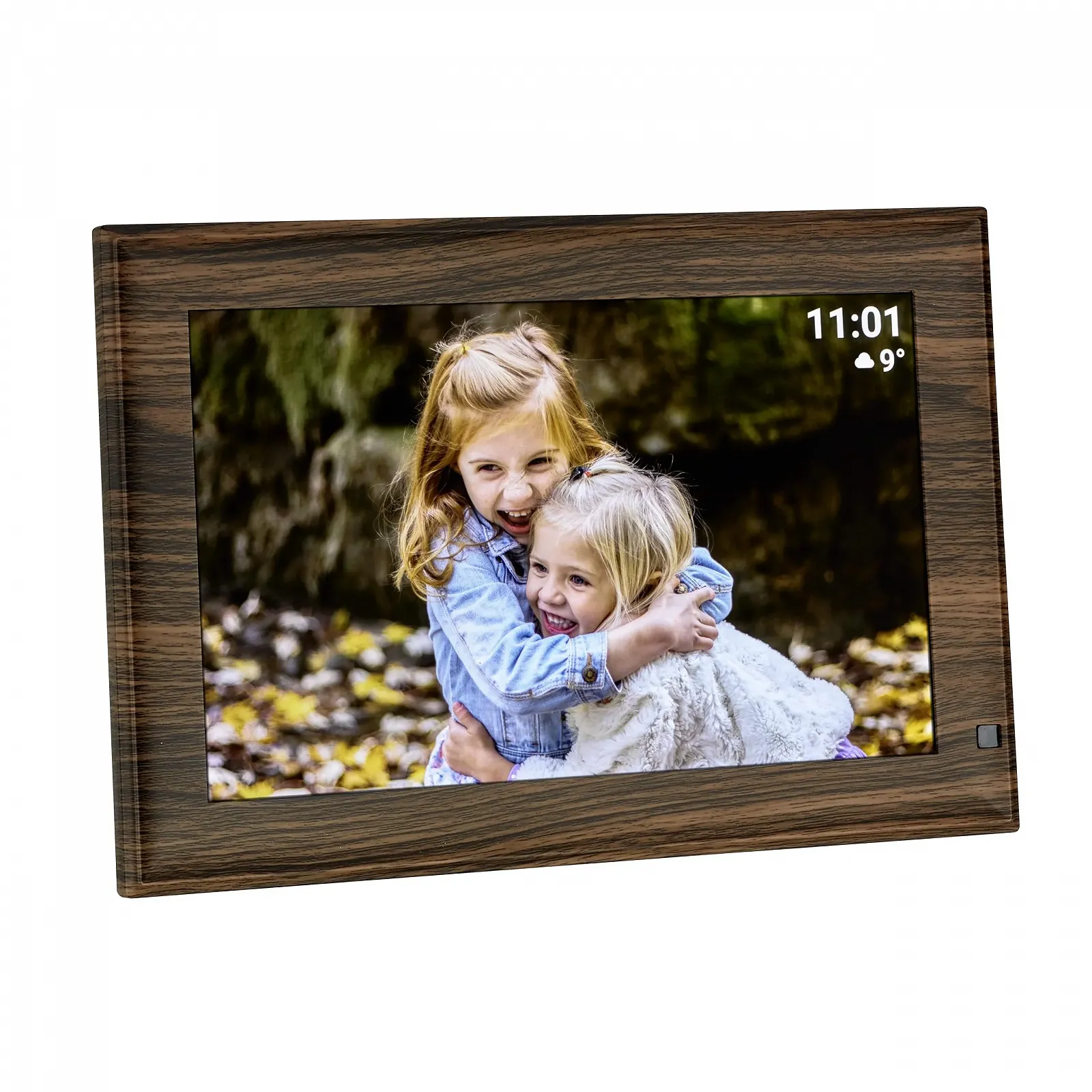 Цифровая фоторамка TFA Dostmann 37.1001 10 Inches WiFi Motion Sensor Wood Brown, фото №1 Цифровая фоторамка TFA Dostmann 37.1001 10 Inches WiFi Motion Sensor Wood Brown, фото №1