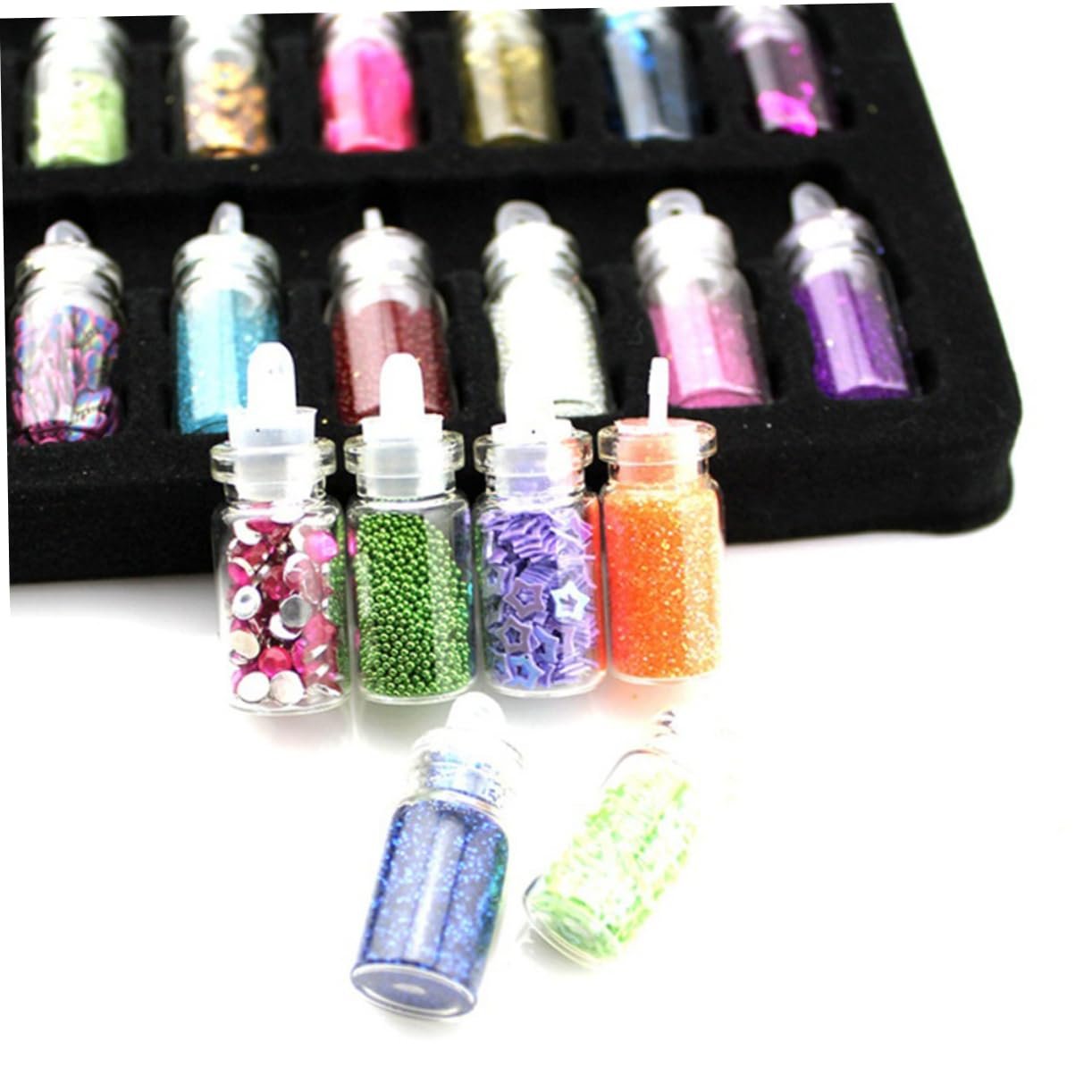 Набор для дизайна ногтей Healeved с украшениями и аксессуарами, включая инструменты для легкого нанесения на натуральные или искуственные ногти, фото №9