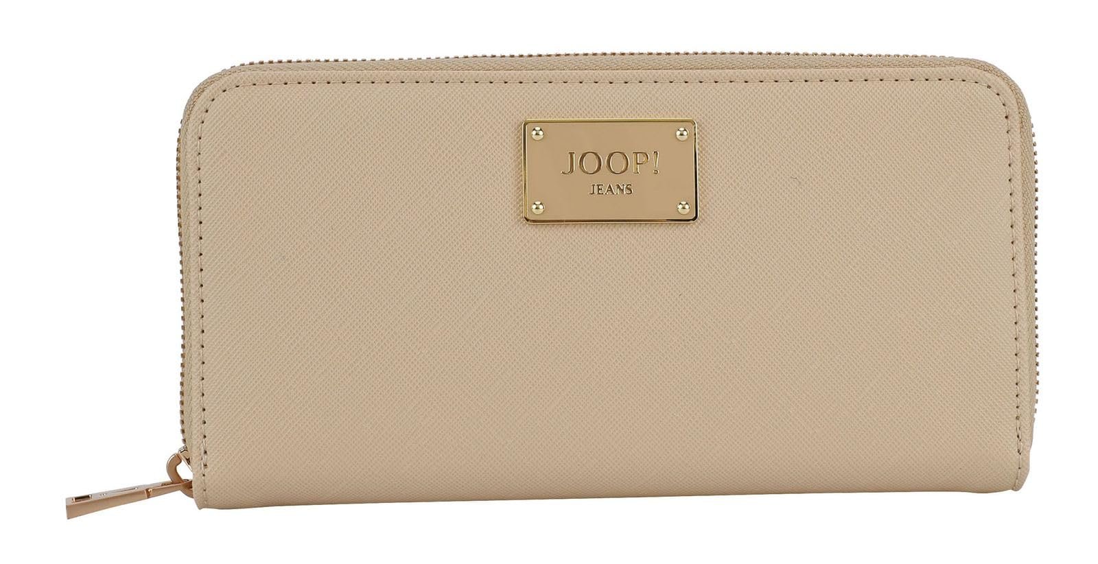 Кошелек Joop! Jeans MELETE Женский Бежевый Синтетический RFID Защита от Сканирования, Песочный Выбеленный, Повседневный, фото №1