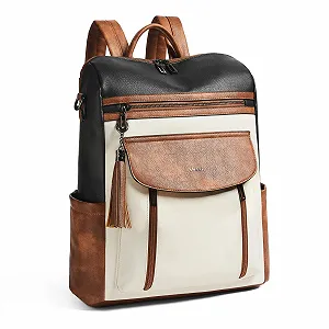 Купити Рюкзак для ноутбука Shrrie 15.6" шкіряний жіночий Black - Фото 1 Рюкзак для ноутбука Shrrie 15.6" шкіряний жіночий Black - Фото 1