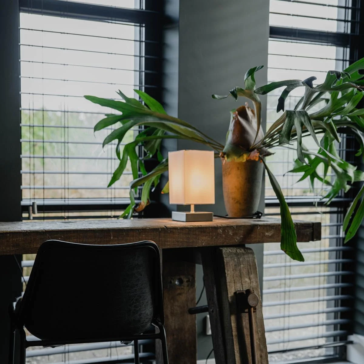 Настільна лампа Qazqa Milo E14 Біла, фото №6