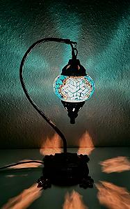 Настільна лампа Samarkand Lights Mosaic Floor Lamp S Oriental Turquoise Star - Фото 1