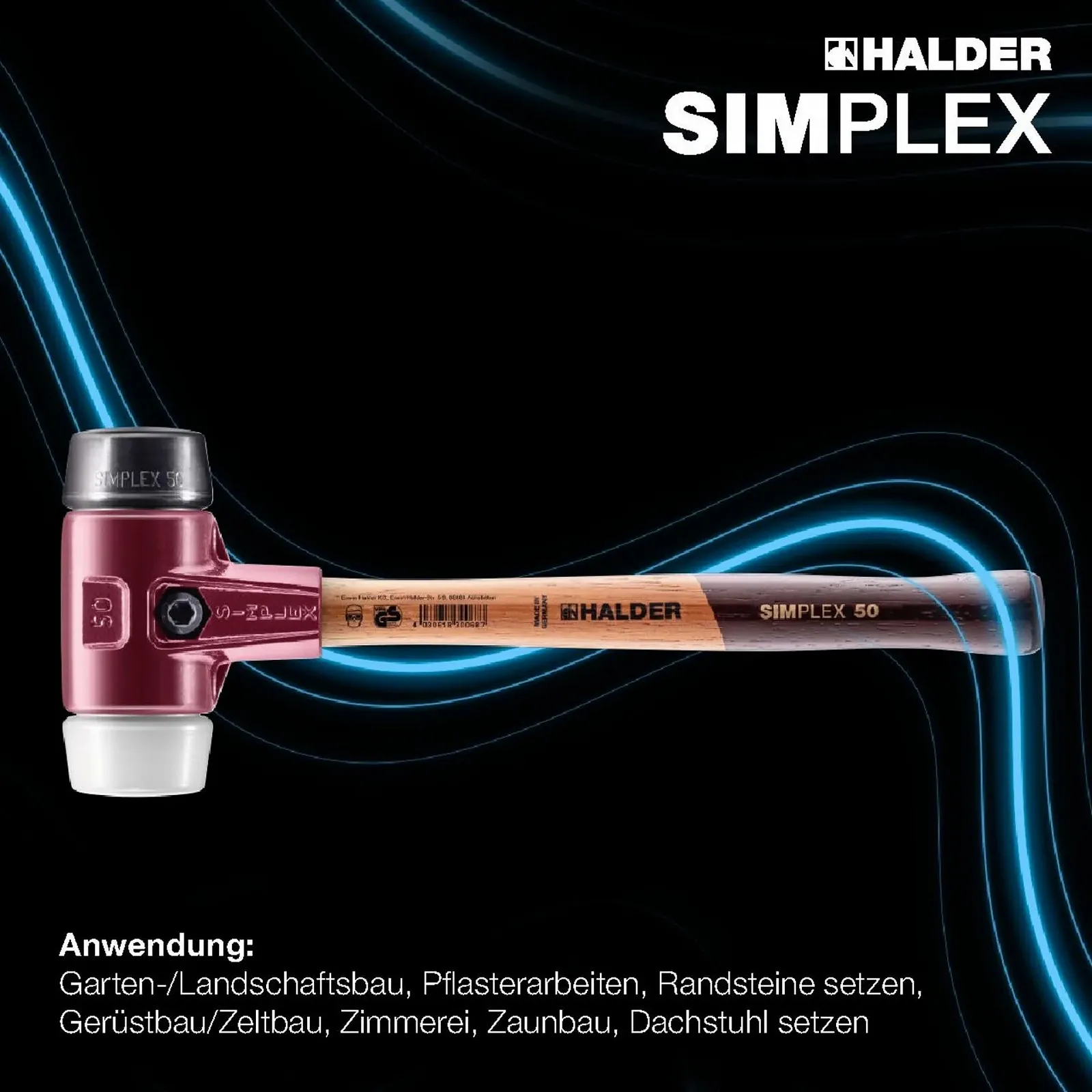 Стартовий набір Halder Simplex Plusbox 3027s027 м'який молоток D60 корпус із ковкого чавуну ніж-різак, фото №8 Стартовий набір Halder Simplex Plusbox 3027s027 м'який молоток D60 корпус із ковкого чавуну ніж-різак, фото №8
