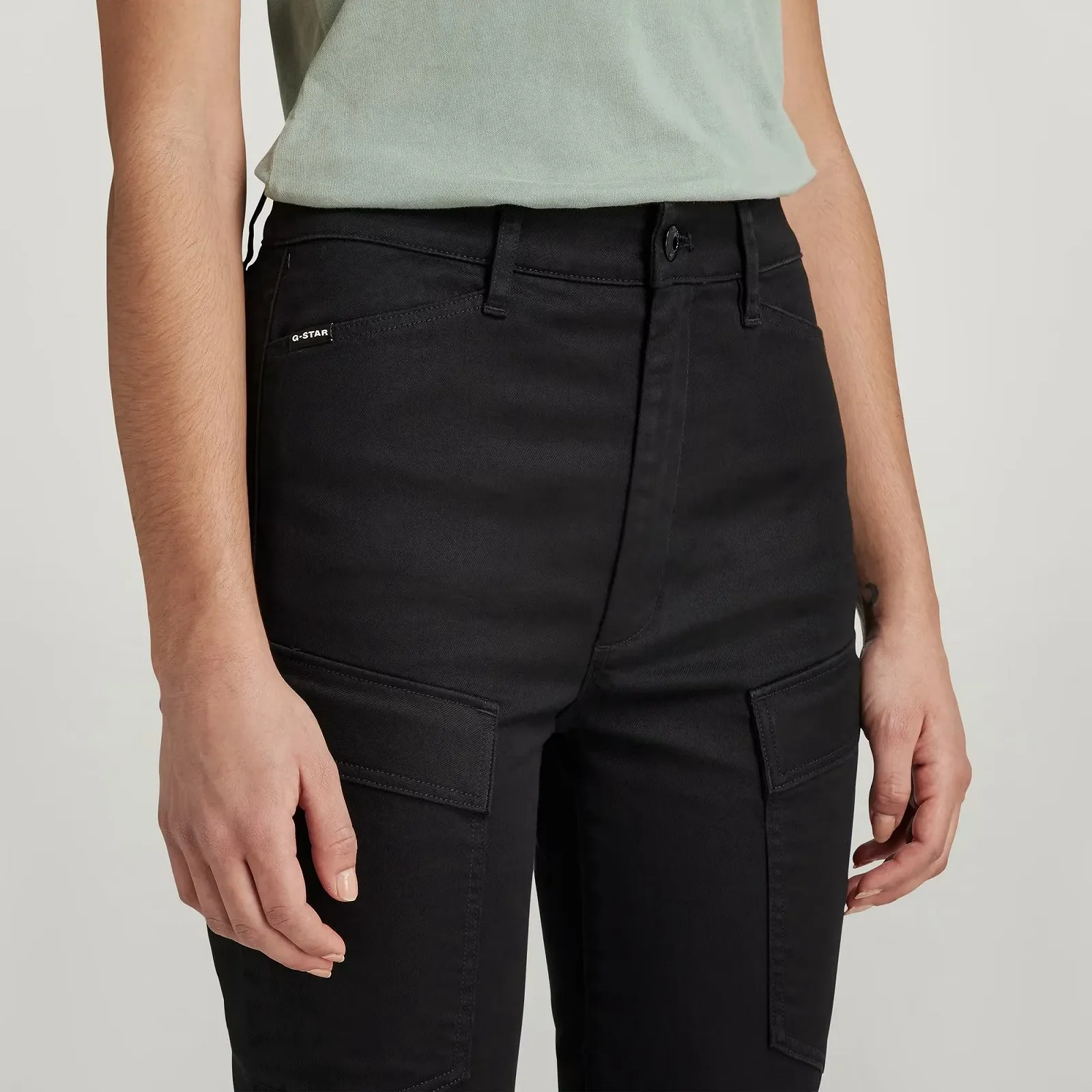 Жіночі штани G-Star RAW Kafey Cargo Ultra High Skinny Jeans - 32, фото №5 Жіночі штани G-Star RAW Kafey Cargo Ultra High Skinny Jeans - 32, фото №5