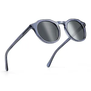 Вінтажні круглі поляризовані сонцезахисні окуляри ZENOTTIC для чоловіків та жінок UV400 synthetic.ua - Фото 1