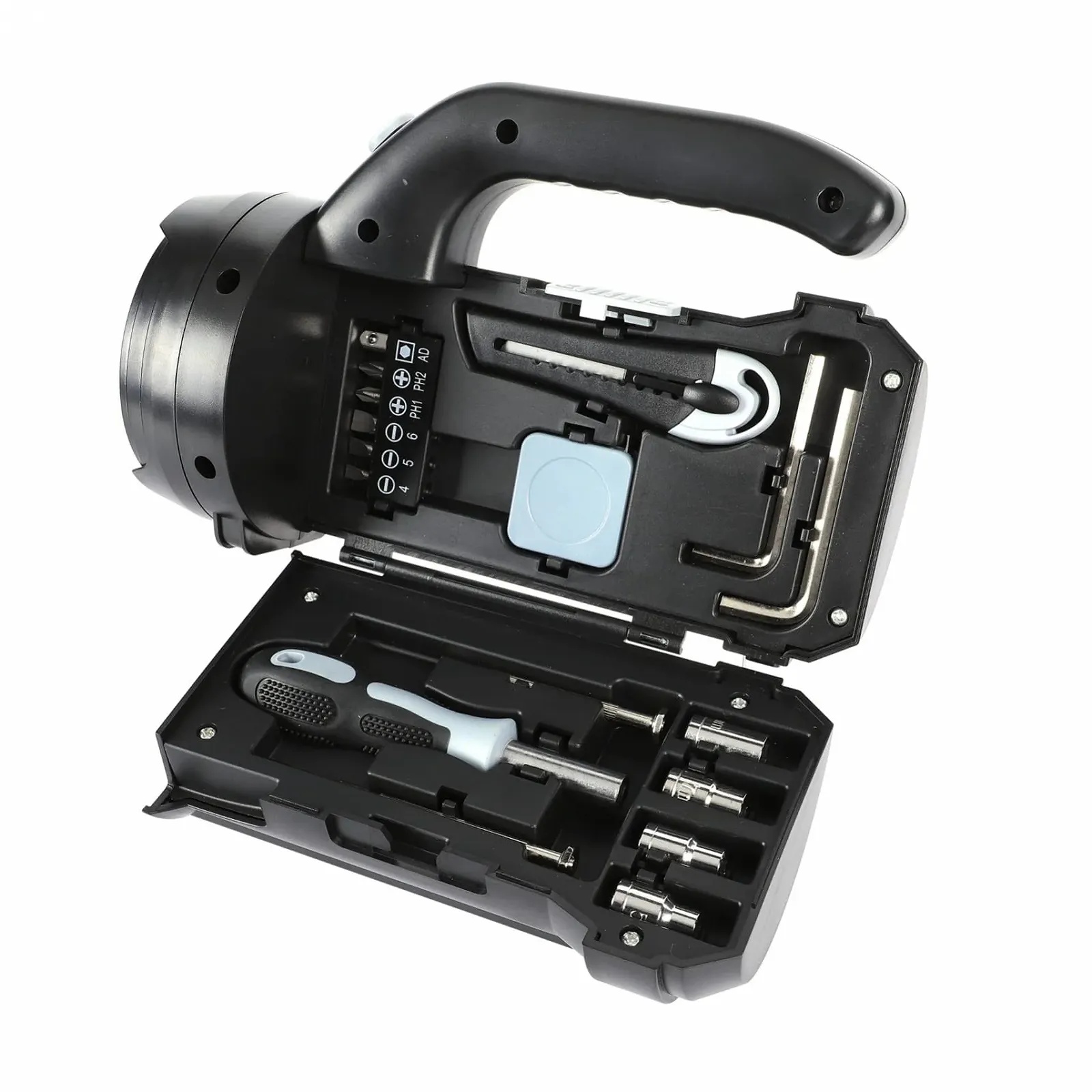 Ліхтарик HOMSFOU з набором інструментів для кемпінгу та домашнього догляду, фото №1