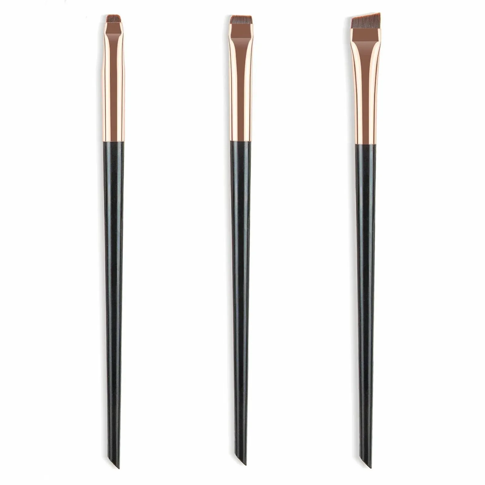Набір пензлів для підводки кутовий 3 шт. ультратонкий, фото №1