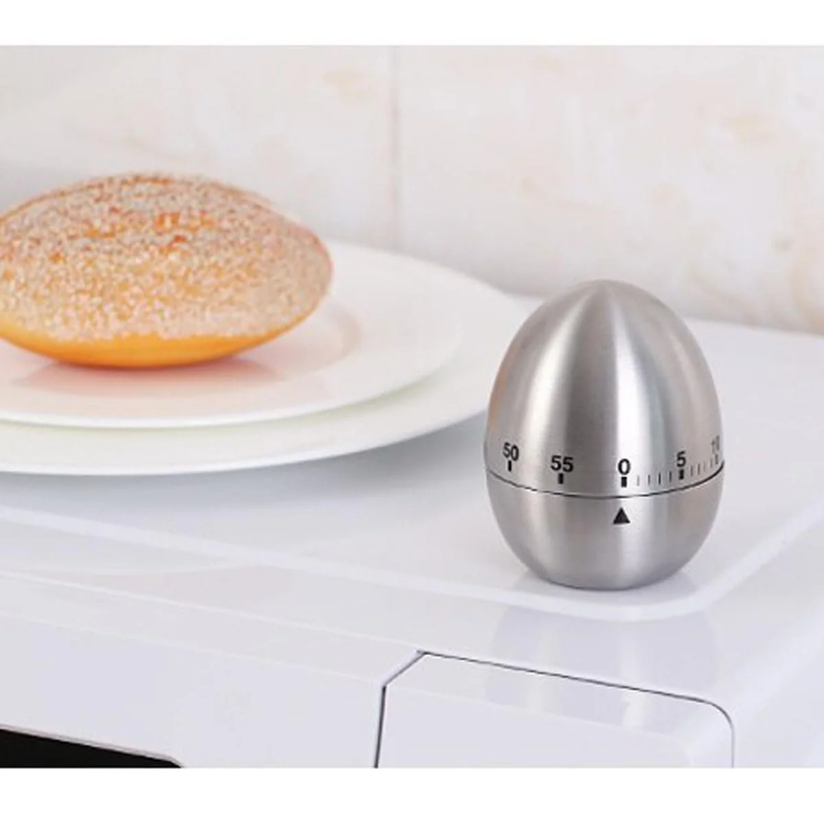 Кухонный таймер Egg Stainless Steel механический 60 минут, фото №4 Кухонный таймер Egg Stainless Steel механический 60 минут, фото №4
