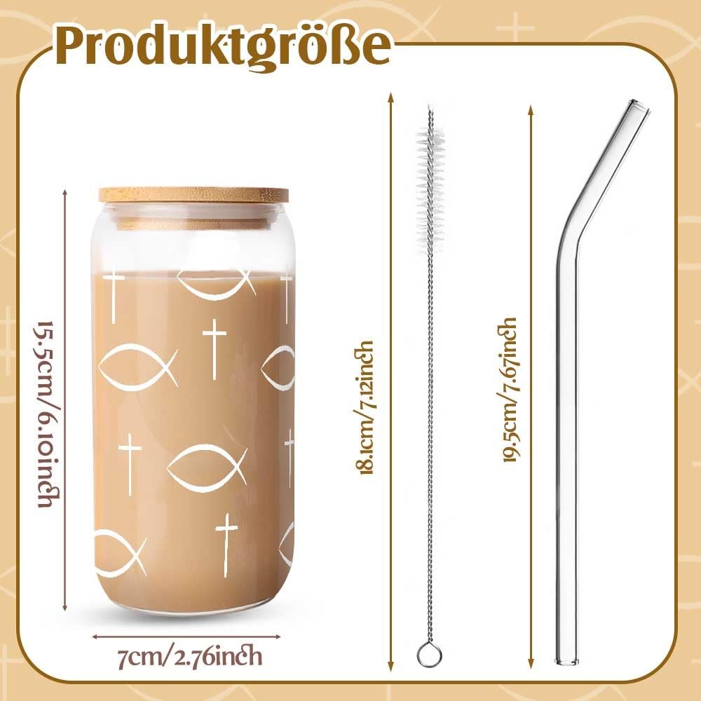 Склянка з кришкою та соломинкою з малюнком риби, подарунок для дівчаток та хлопчиків, фото №4