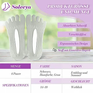 Шкарпетки з п'ятьма пальцями 34-39 Ice Silk synthetic.ua - Фото 1