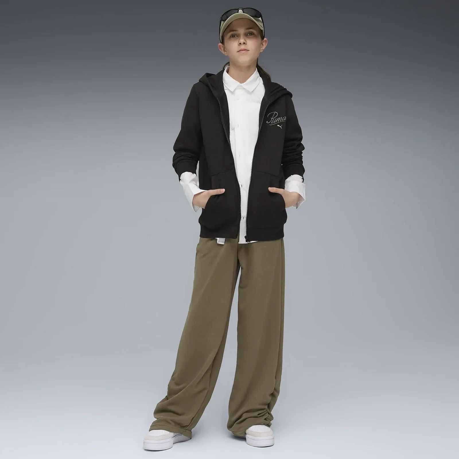 Толстовка на молнии PUMA ESS Script Full-Zip Hoodie FL G для мальчиков, фото №6 Толстовка на молнии PUMA ESS Script Full-Zip Hoodie FL G для мальчиков, фото №6