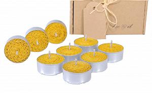 Свічка BeeIT Чайна Віск 9 шт. Чайні свічки 100% чисті органічні Ручної роботи ціна на synthetic.ua - Фото 1 Свічка BeeIT Чайна Віск 9 шт. Чайні свічки 100% чисті органічні Ручної роботи synthetic.ua - Фото 1