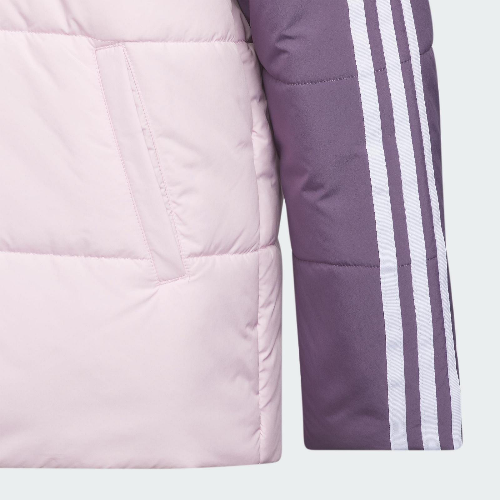 Куртка adidas Colorblocked Padded для дівчат, дитяча, середня вага, фото №4