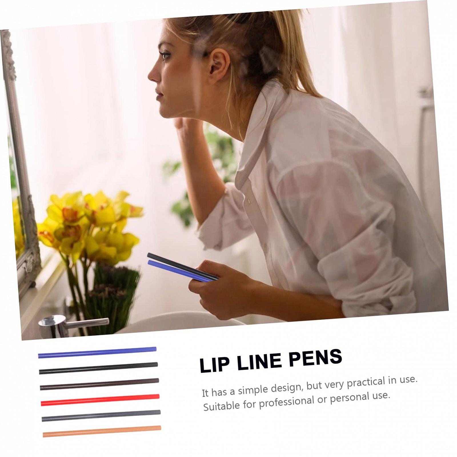 Набір FOMIYES 6-шт Олівець для брів Лайнер для губ Водостійкий Дерев'яний, фото №3