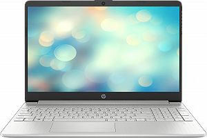 Ноутбук 15.6" HP 15s-fq0008sl Intel Celeron N4120 RAM 4GB SSD 128GB Windows 11 (UKR) - Фото 1