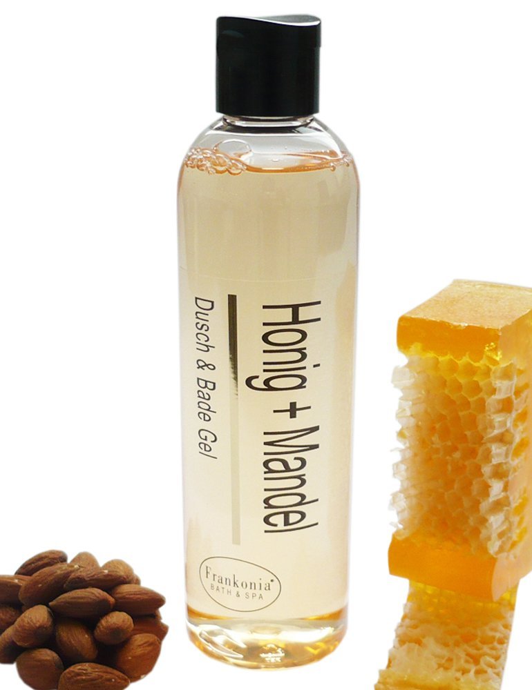 Гель для душу та піна для ванни Frankonia BATH & SPA Honey and Almond з мигдальною олією 250 мл, фото №1