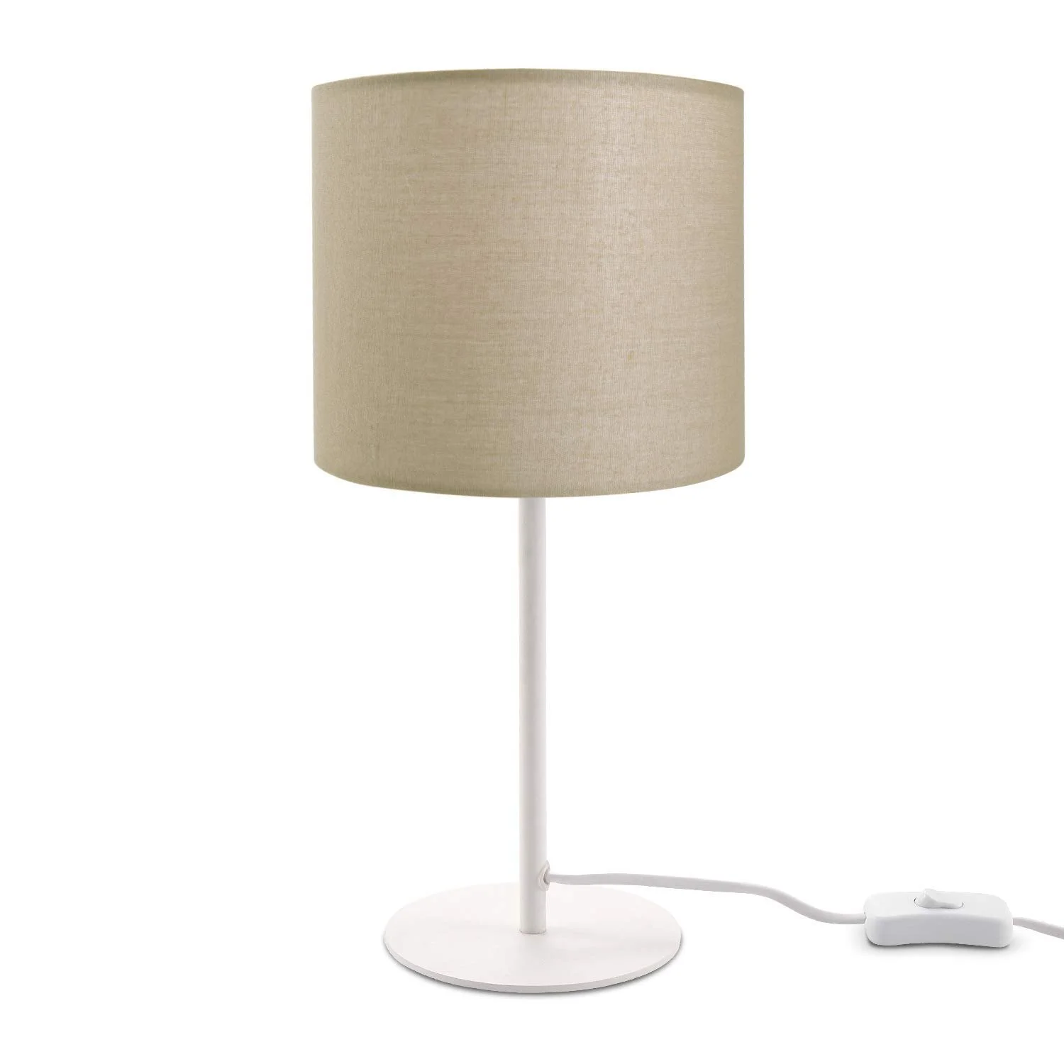 Настільна лампа Paco Home E14 Тканина Однотонна, фото №4