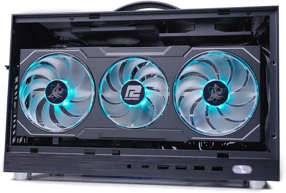 Портативний корпус для ПК MININGEEK MiniNeo S400 Чорний, фото №3 Портативний корпус для ПК MININGEEK MiniNeo S400 Чорний, фото №3