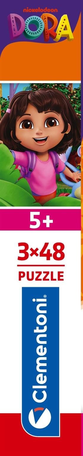 Пазл Clementoni Dora The Explorer 25078 3 x 48 деталей, фото №8