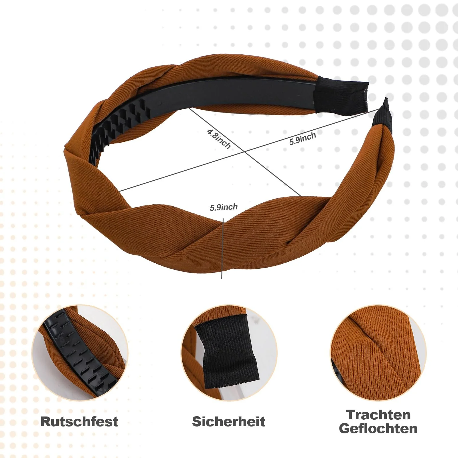 Набір обручів на голову з 5 предметів, фото №2 Набір обручів на голову з 5 предметів, фото №2