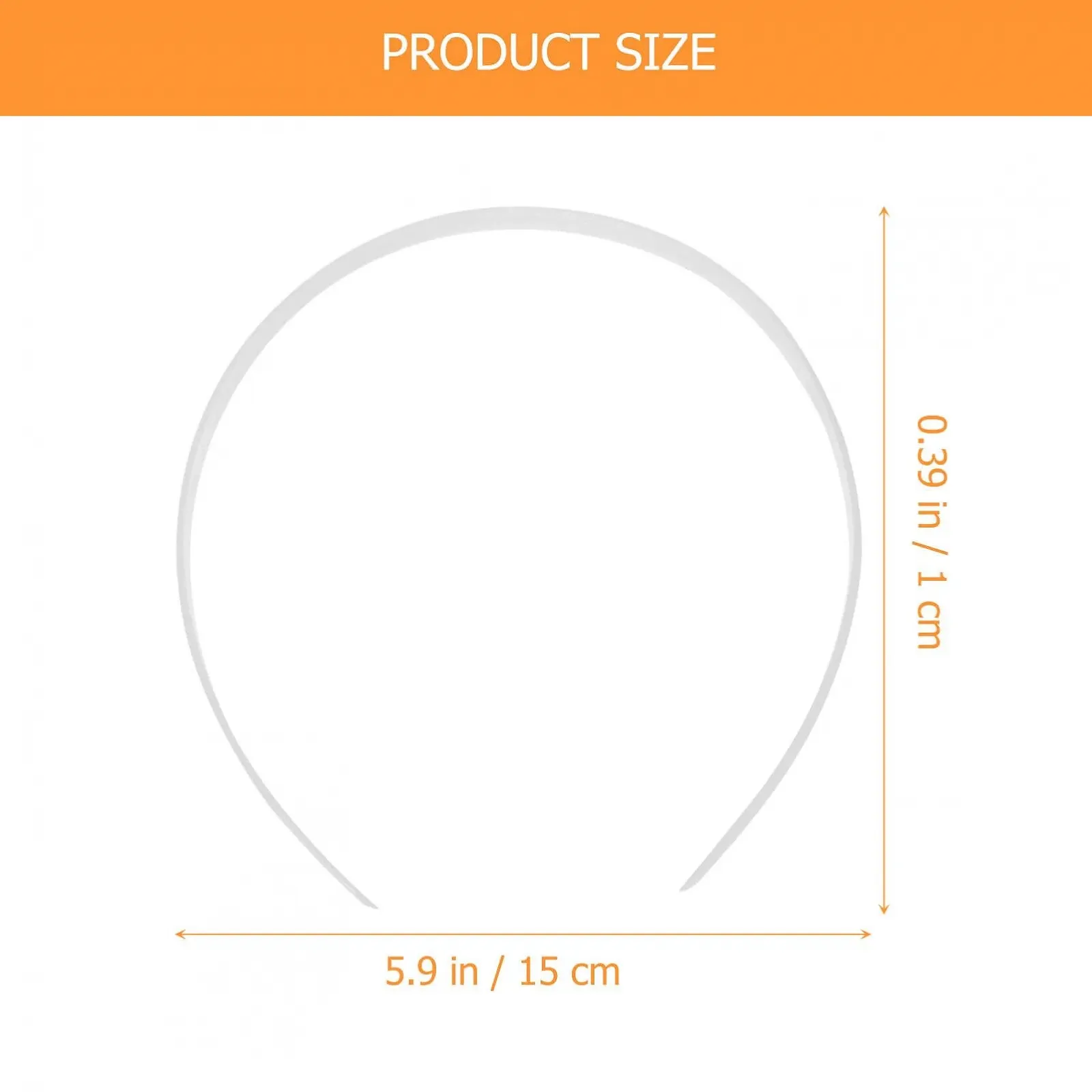 Обруч для волосся Пластик FRCOLOR Без зубців, фото №2