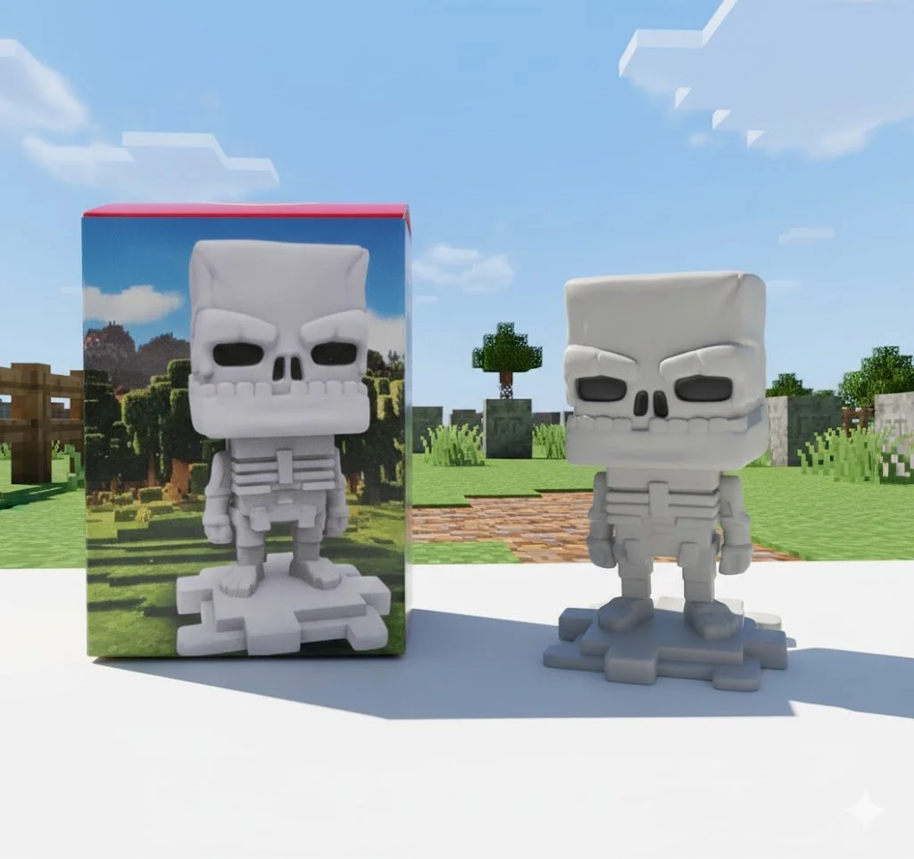 Фігурка скелетон Minecraft (Minecraft Skeleton) - McDonald's Happy Meal, фото №2 Фігурка скелетон Minecraft (Minecraft Skeleton) - McDonald's Happy Meal, фото №2