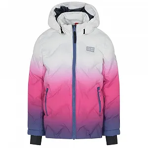 Куртка зимова LEGO для дівчат, стьобана, вітронепроникна, водонепроникна, тепла зі снігозахистом - Фото 1