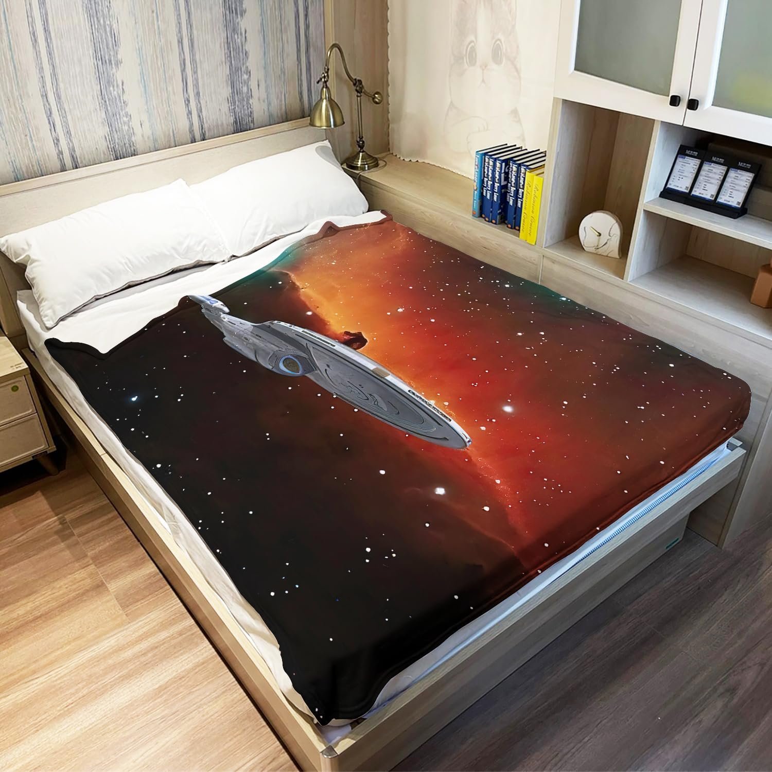 Одеяло YISUMEI Star Voyager Trek Horse Head Мягкое Фланелевое Флисовое одеяло для кровати (150 x 200 см), фото №3 Одеяло YISUMEI Star Voyager Trek Horse Head Мягкое Фланелевое Флисовое одеяло для кровати (150 x 200 см), фото №3