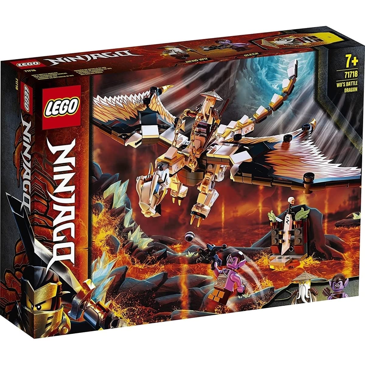 Набір для побудови з блоків Lego Ninjago Wu's Battle Dragon 71718 321 деталей, фото №1
