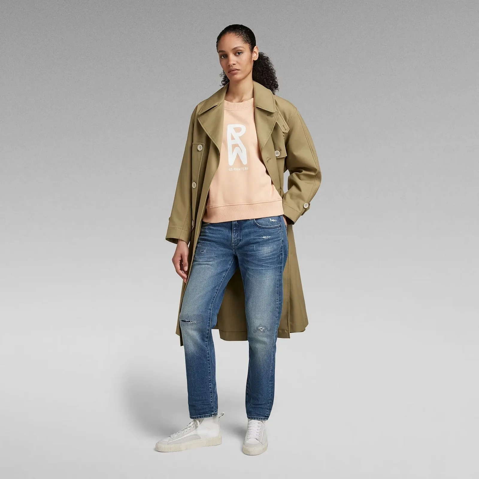 Женский свитер G-Star RAW Graphic Raw Crew Sweater - S, фото №5 Женский свитер G-Star RAW Graphic Raw Crew Sweater - S, фото №5