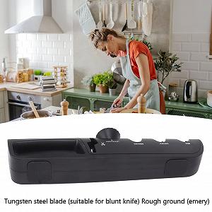 Точилка для ножей 4 в 1 регулируемая черная synthetic.ua - Фото 1