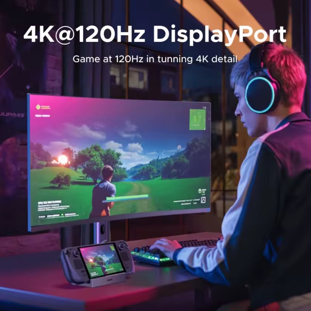 Док-станція Ugreen 9в1 CM800 100W Steam Deck, ROG Ally, Nintendo, X Legion, фото №6