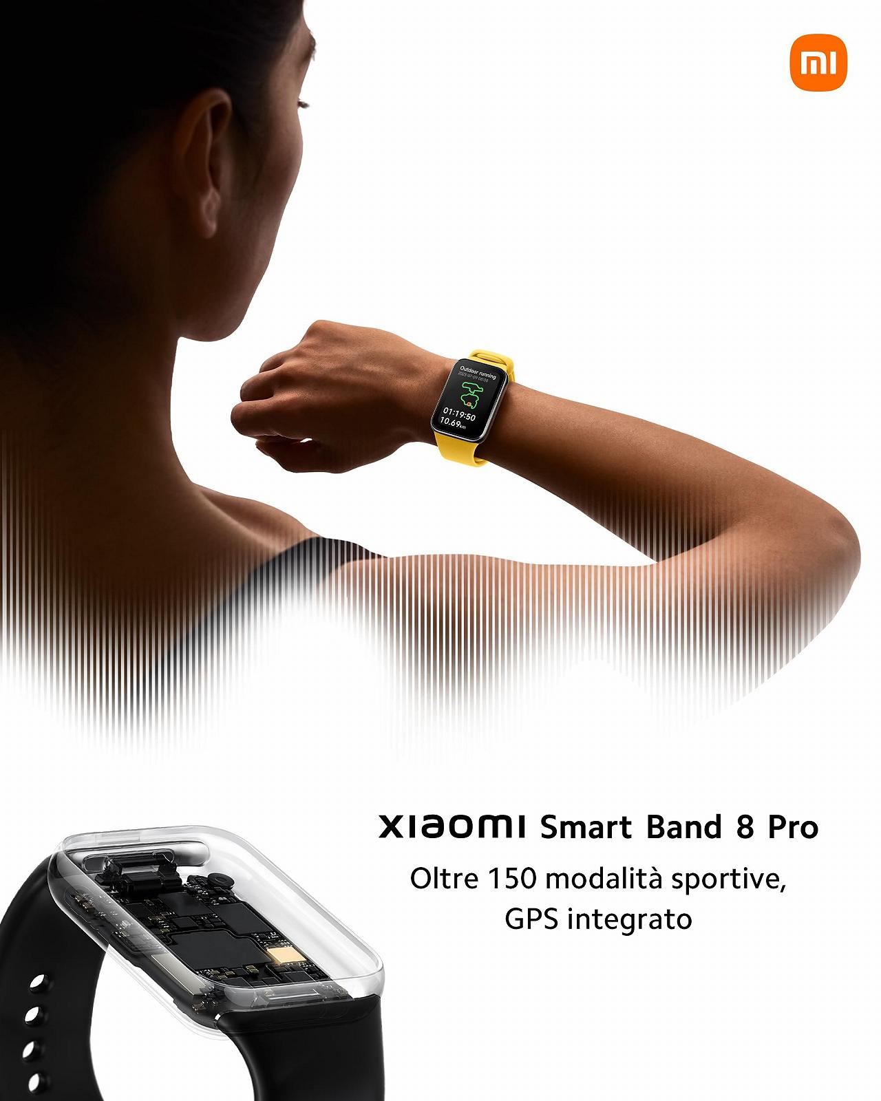 Фитнес-браслет Xiaomi Smart Band 8 Pro, 1.74 дюйма, AMOLED-дисплей, черный, фото №5