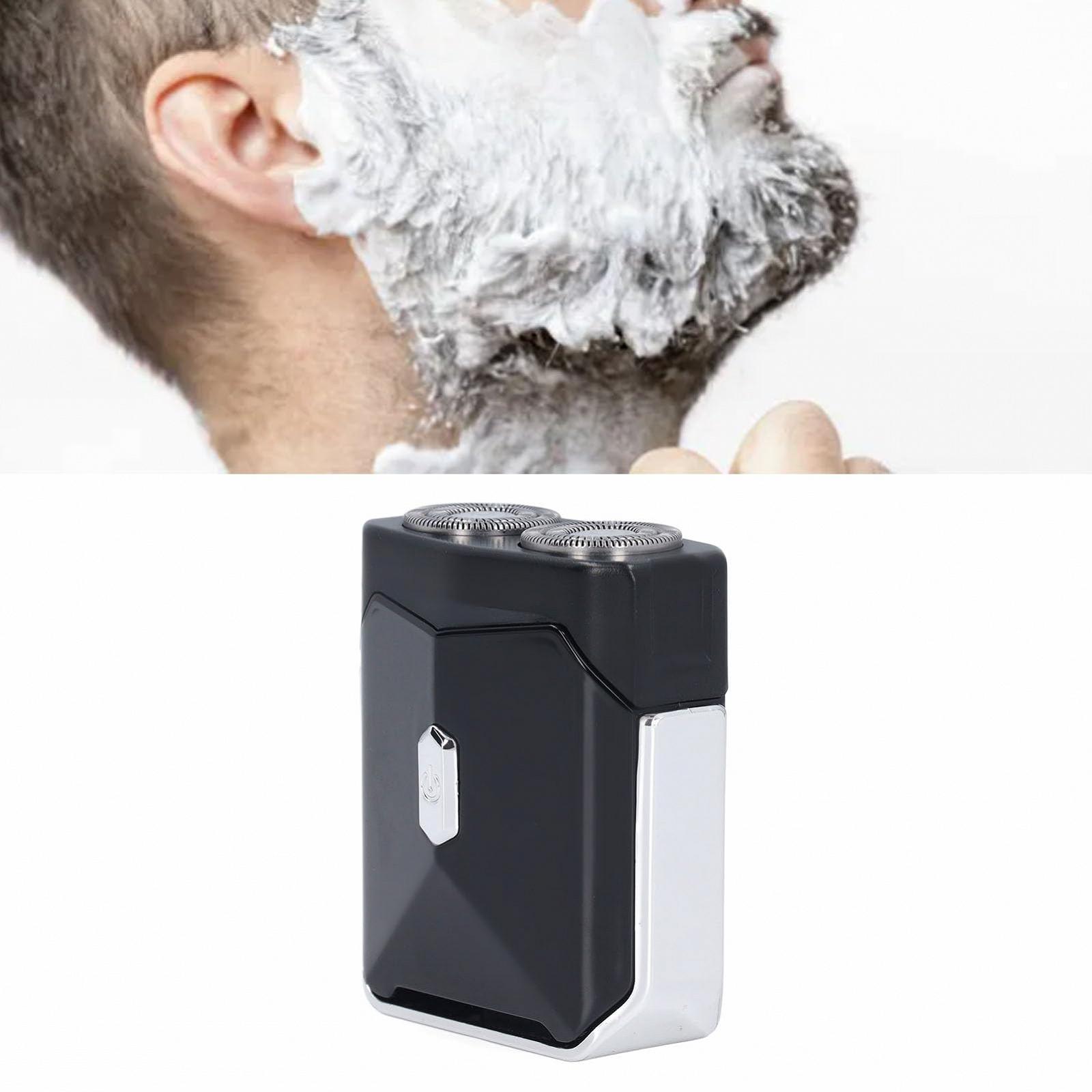 Триммер Mini Beard Men Цинковый сплав IPX7 Водонепроницаемый Портативный Дорожный триммер для волос с съемной магнитной головкой для лица и усов, фото №5