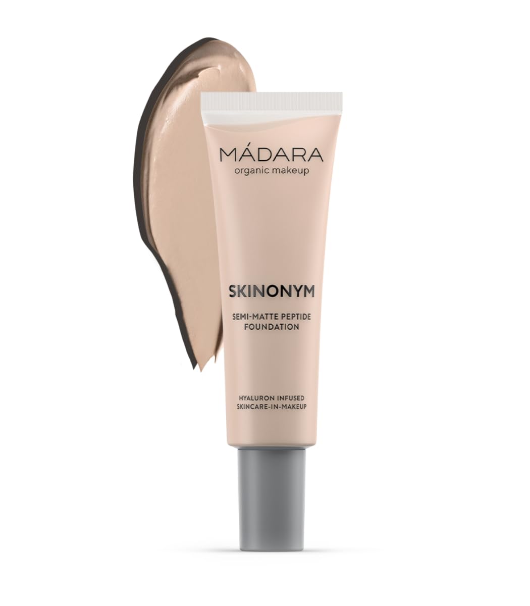 Тональный крем MÁDARA Skinonym Semi-Matte Peptide 20 IVORY 30 мл, фото №1 Тональный крем MÁDARA Skinonym Semi-Matte Peptide 20 IVORY 30 мл, фото №1