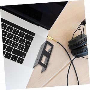 Подставка для ноутбука Под стол Carbonstahl Органайзер для ноутбука/планшета Черный synthetic.ua - Фото 1