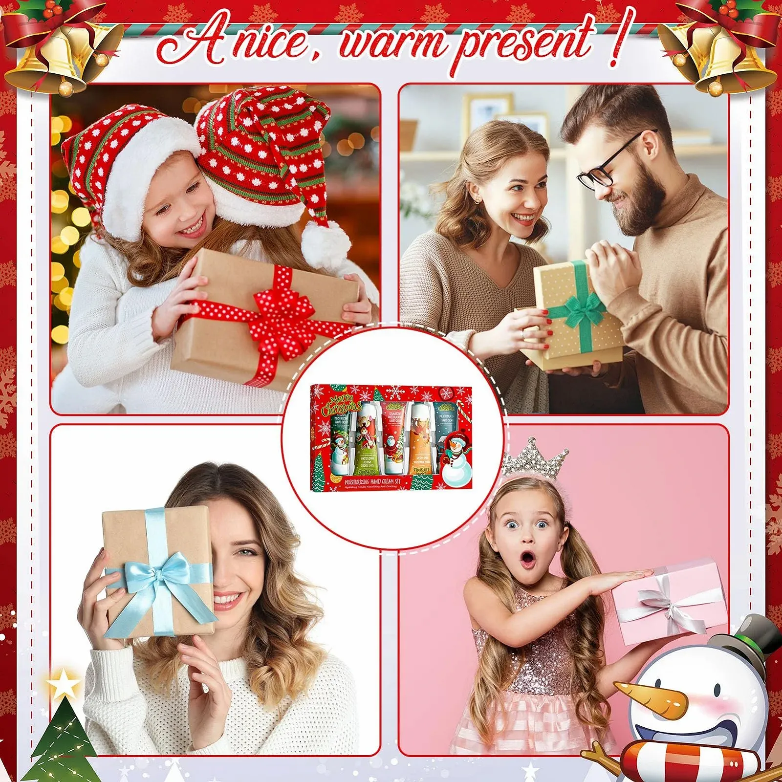 Крем для рук Allony Christmas, Міні-набір кремів для рук, 5 штук, фото №4 Крем для рук Allony Christmas, Міні-набір кремів для рук, 5 штук, фото №4
