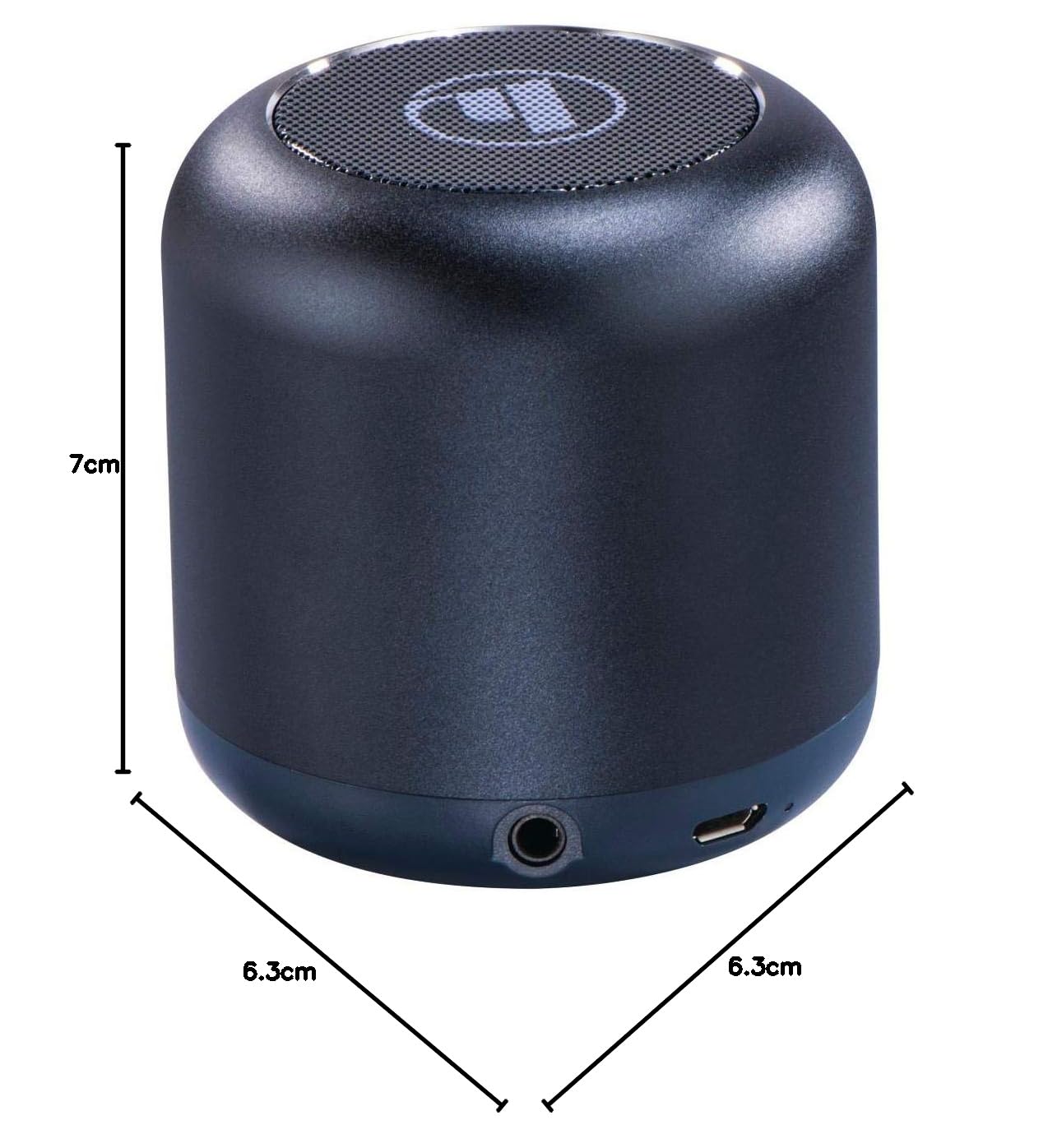 Портативна Bluetooth колонка Hama Drum 2.0 188212 3.5Вт Темно-синій 7 x 6.3 x 6.3 см, фото №3