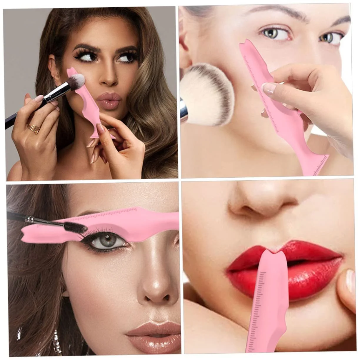 Трафарет для макияжа HONMEET Силиконовый (3 шт.), фото №7 Трафарет для макияжа HONMEET Силиконовый (3 шт.), фото №7