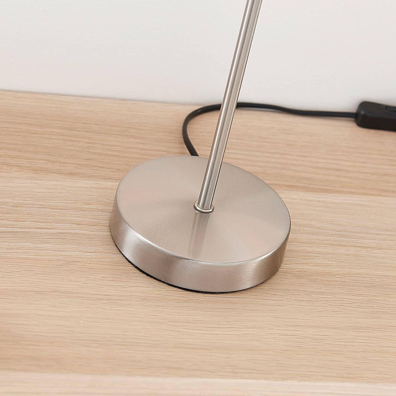 Настільна лампа Lindby Тканинний абажур 1 x E27 60 Вт Біла, фото №5