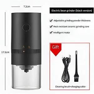 Електрична кавомолка Wancle 75 г, чорна synthetic.ua - Фото 1